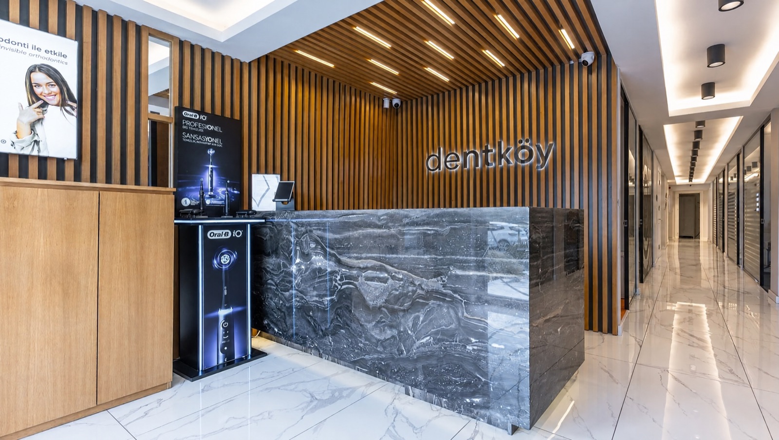 Dentköy Diş Kliniği karşılama alanı